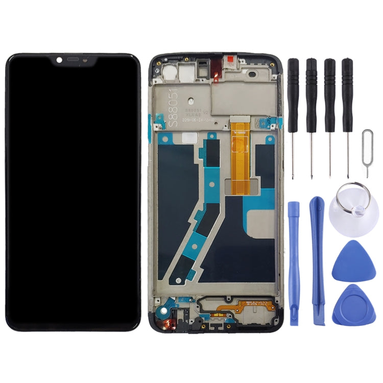 LCD Screen and Digitizer Full Assembly with Frame for OPPO A5 / A3s