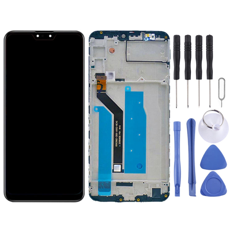 LCD Screen and Digitizer Full Assembly with Frame for Asus Zenfone Max Pro M2 ZB631KL X01BDA