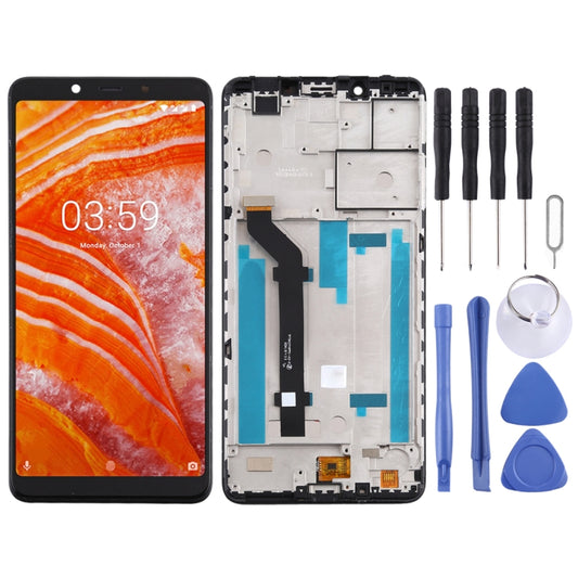 LCD Screen and Digitizer Full Assembly with Frame for Nokia 3.1 Plus TA-1118