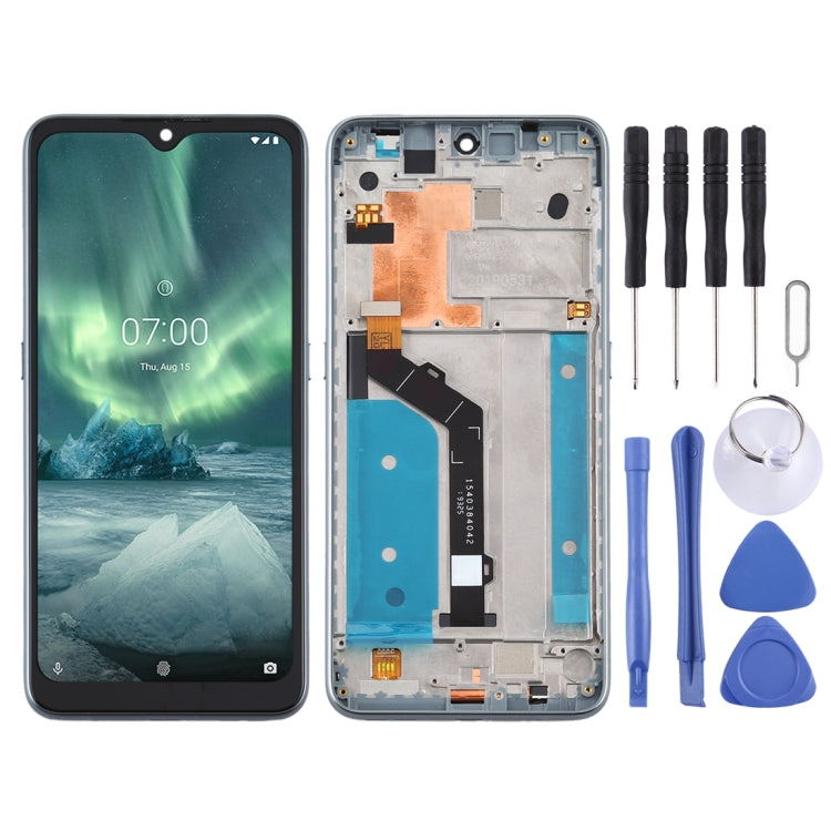 LCD Screen and Digitizer Full Assembly with Frame for Nokia 6.2 TA-1198 TA-1200 TA-1187 TA-1201