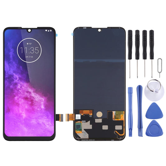 LCD Screen and Digitizer Full Assembly for Motorola One Zoom