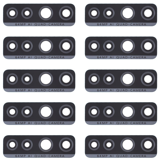 For Huawei P40 Lite 5G / Nova 7 SE 10pcs Back Camera Lens