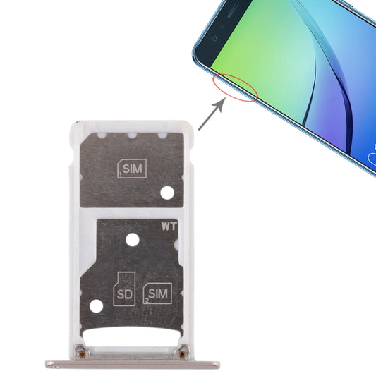 2 SIM Card Tray / Micro SD Card Tray for Huawei Enjoy 6 / AL00