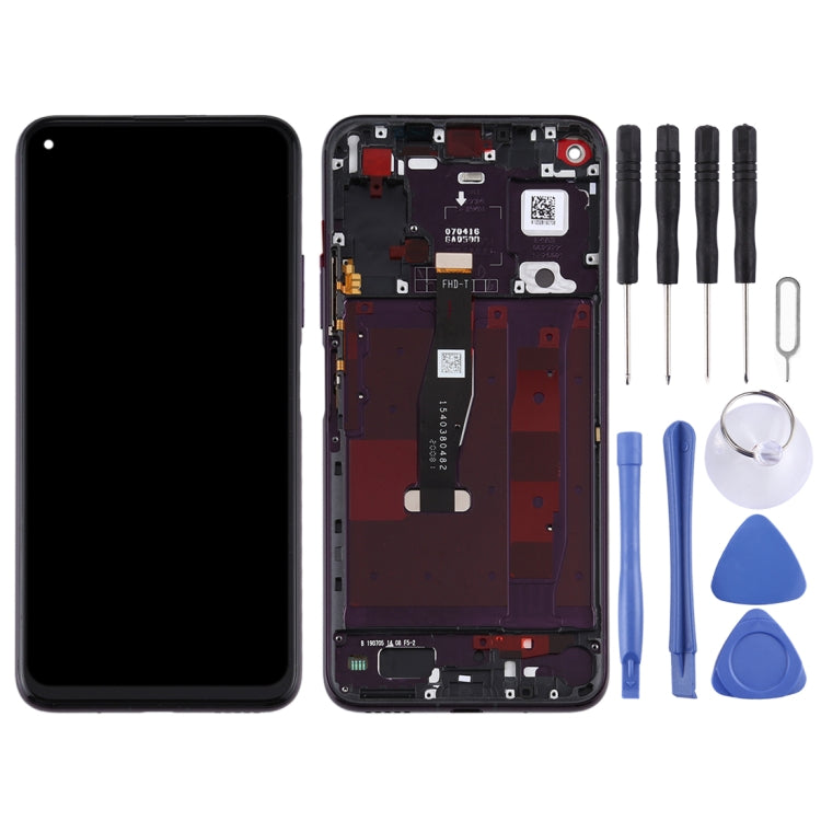 LCD Screen and Digitizer Full Assembly with Frame for Huawei Honor 20 Pro
