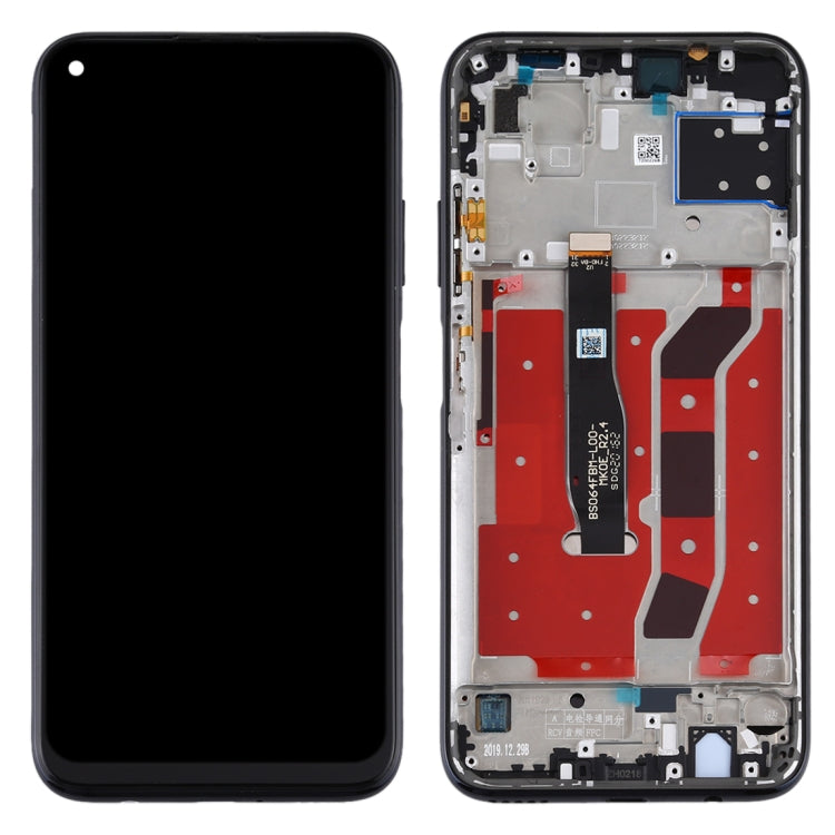 LCD Screen and Digitizer Full Assembly with Frame for Huawei Nova 6 SE