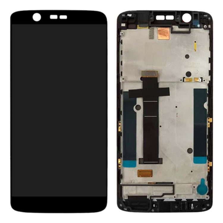 LCD Screen and Digitizer Full Assembly with Frame for ZTE Axon 7 Mini / B2017 / B2017G