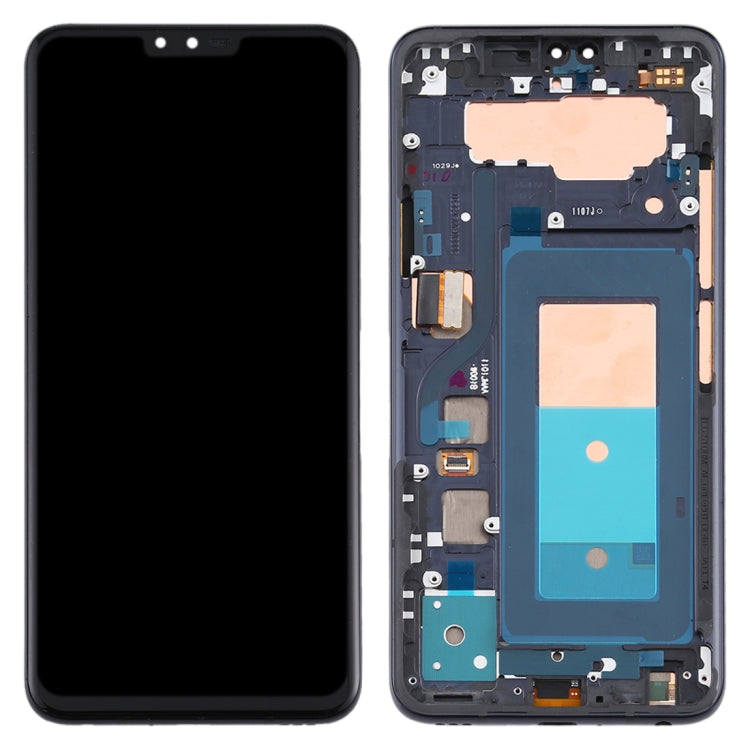 LCD Screen and Digitizer Full Assembly with Frame for LG V40 ThinQ