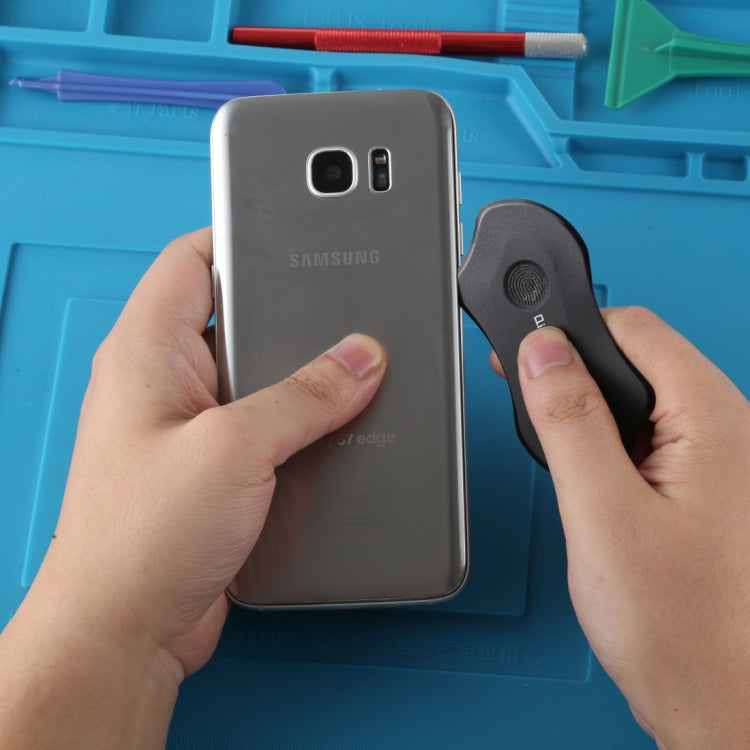 QIANLI i-Pry 1208 Pry Opening Tool Anti-Static Ultra Thin Plastic Disassembling Piece with Round Fingerprint