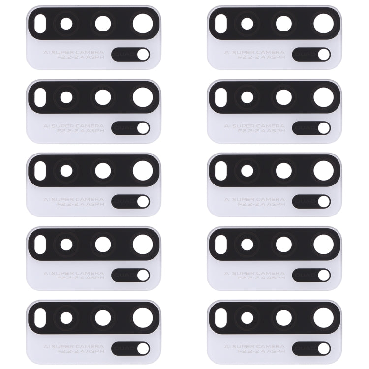 For Vivo Y50 1935, V1965A / Vivo Y30 1938 10pcs Back Camera Lens