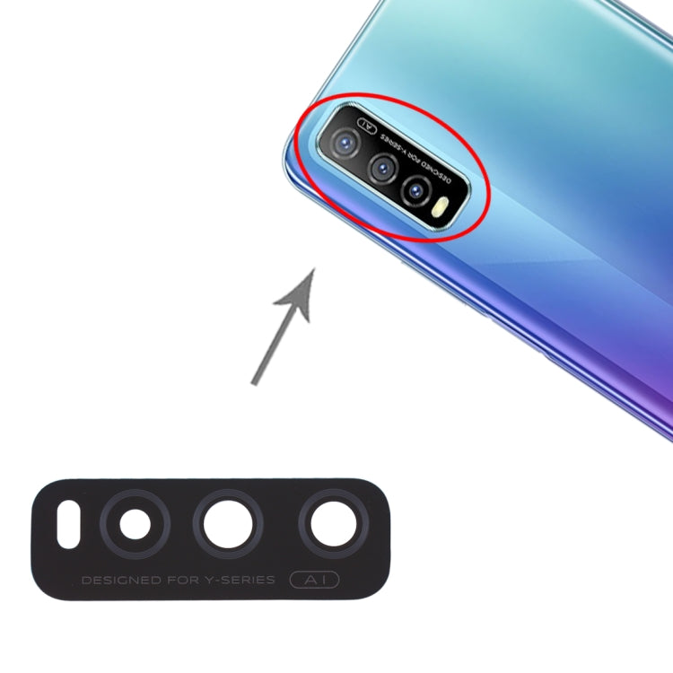 For Vivo Y70s 10pcs Back Camera Lens