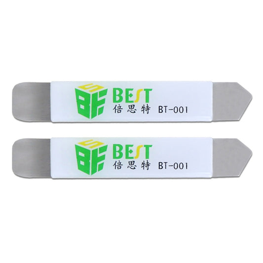 2 PCS BEST BST-001 Stainless Steel Blade Soft Thin Pry Spudger
