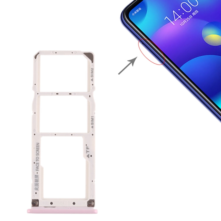 SIM Card Tray + SIM Card Tray + Micro SD Card Tray for Xiaomi Mi Play