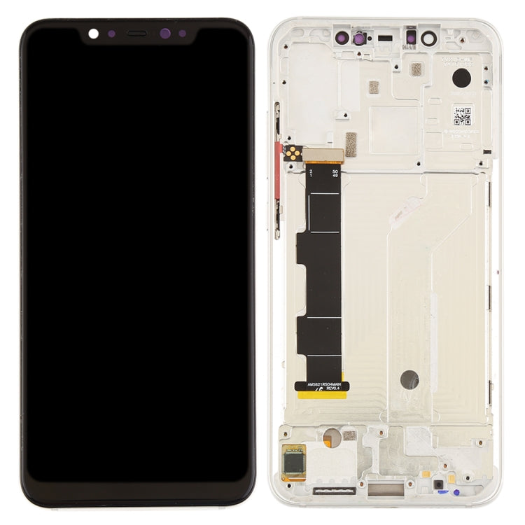LCD Screen and Digitizer Full Assembly with Frame & Side Keys for Xiaomi Mi 8