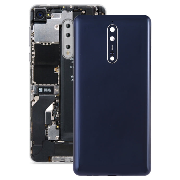 Battery Back Cover with Camera Lens & Side Keys for Nokia 8