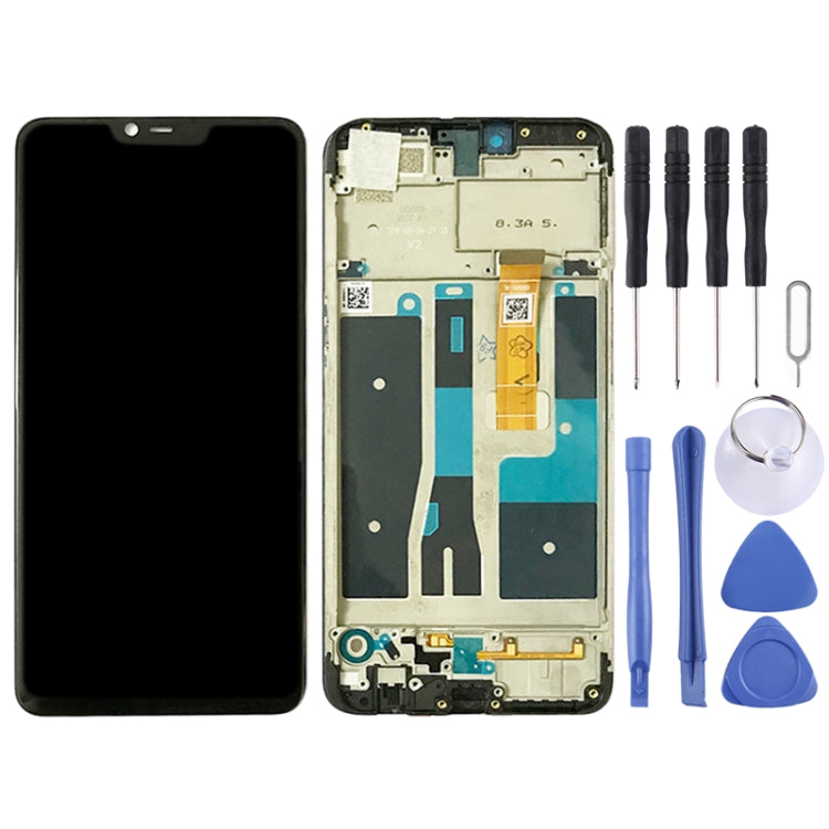 LCD Screen and Digitizer Full Assembly with Frame for OPPO A5 / A3s (High Version)