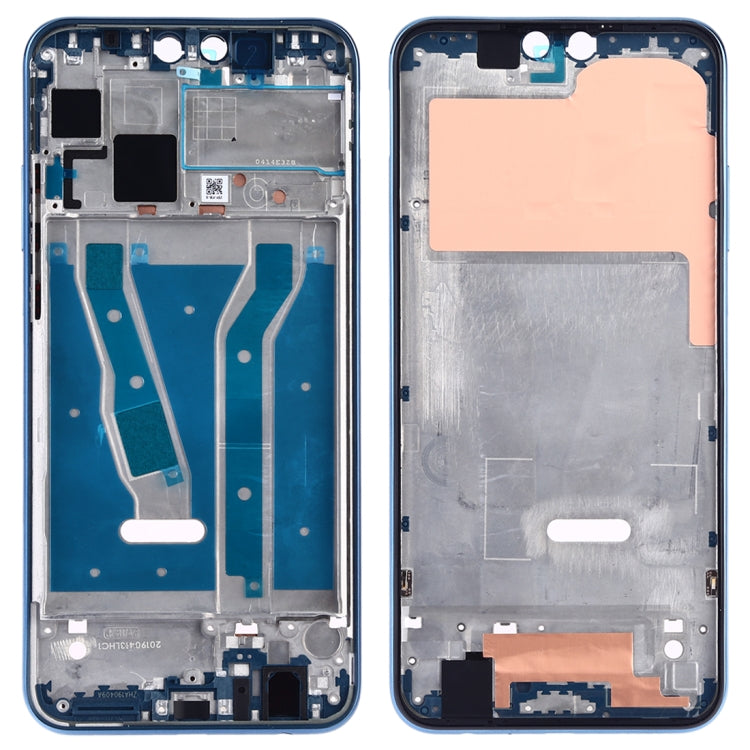 Front Housing LCD Frame Bezel Plate with Side Keys for Huawei Y9 (2019)