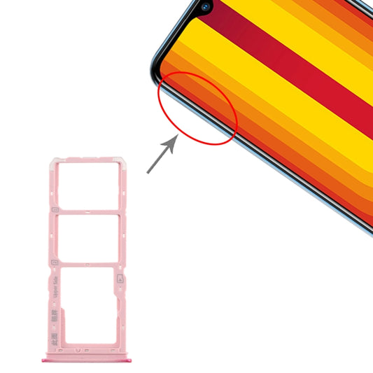 For vivo Y3 SIM Card Tray + SIM Card Tray + Micro SD Card Tray