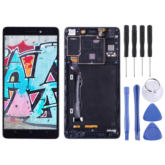 LCD Screen and Digitizer Full Assembly with Frame for Lenovo K3 Note / K50-T5