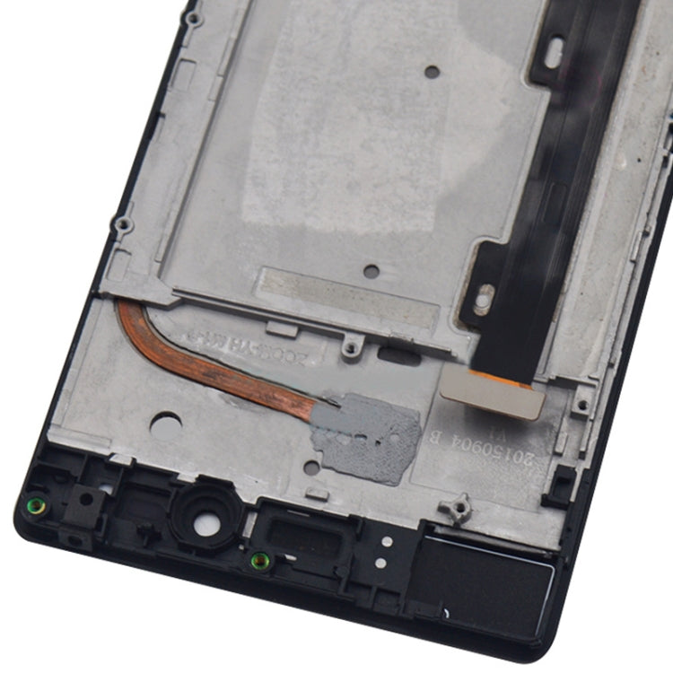 LCD Screen and Digitizer Full Assembly with Frame for Lenovo Vibe Shot / Z90