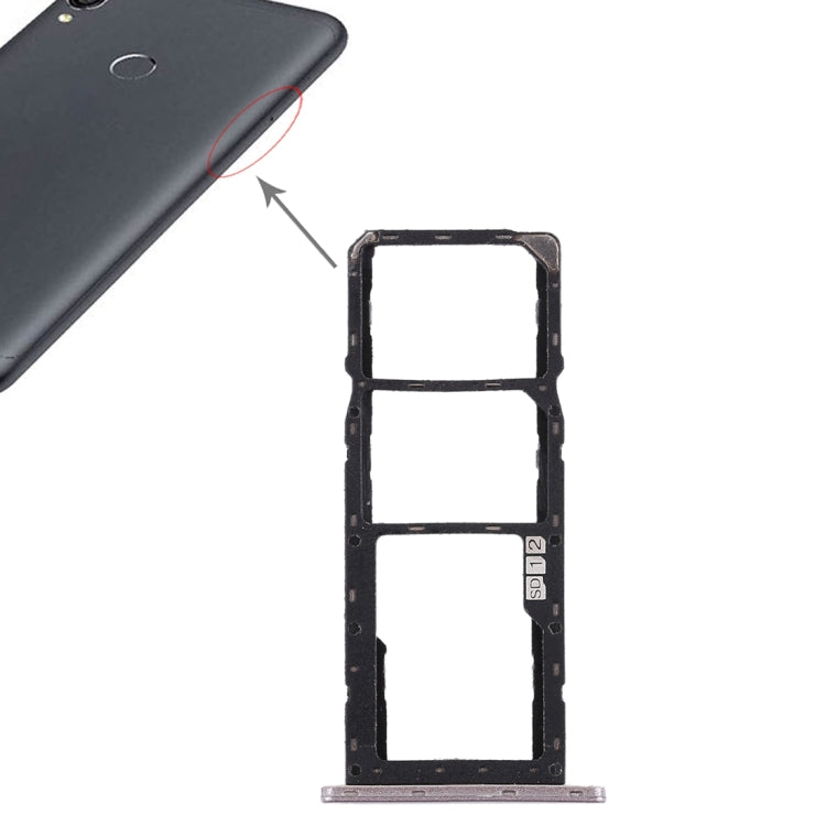 SIM Card Tray + SIM Card Tray + Micro SD Card Tray for Asus Zenfone Max Pro (M1) ZB601KL ZB602KL