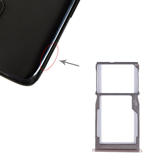 For Meizu 15 SIM Card Tray + SIM Card Tray / Micro SD Card Tray