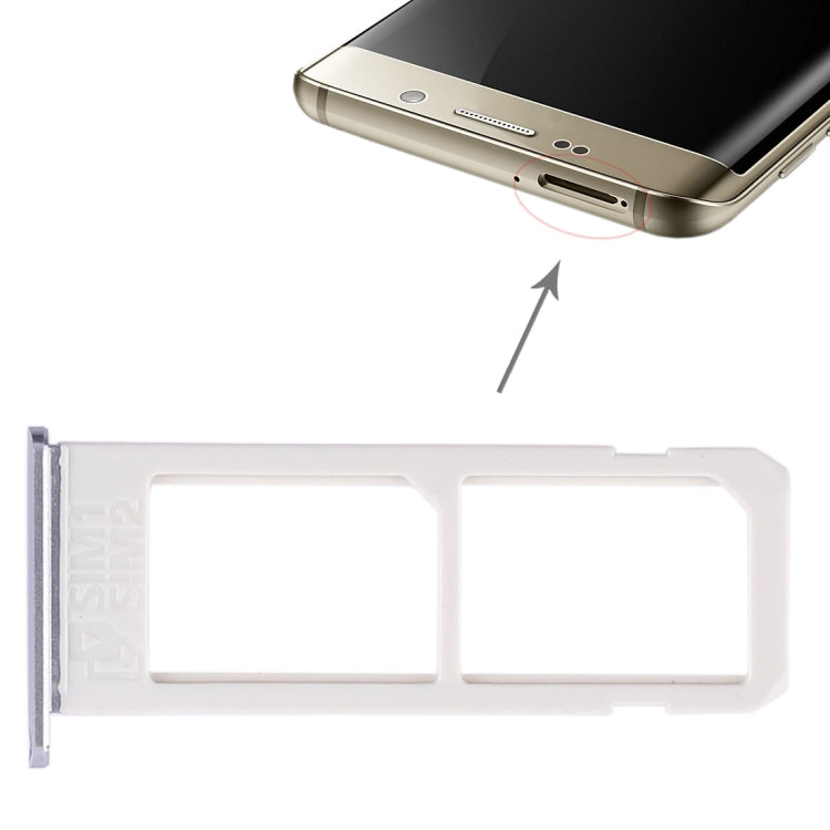For Galaxy S6 Edge plus / S6 Edge+ 2 SIM Card Tray