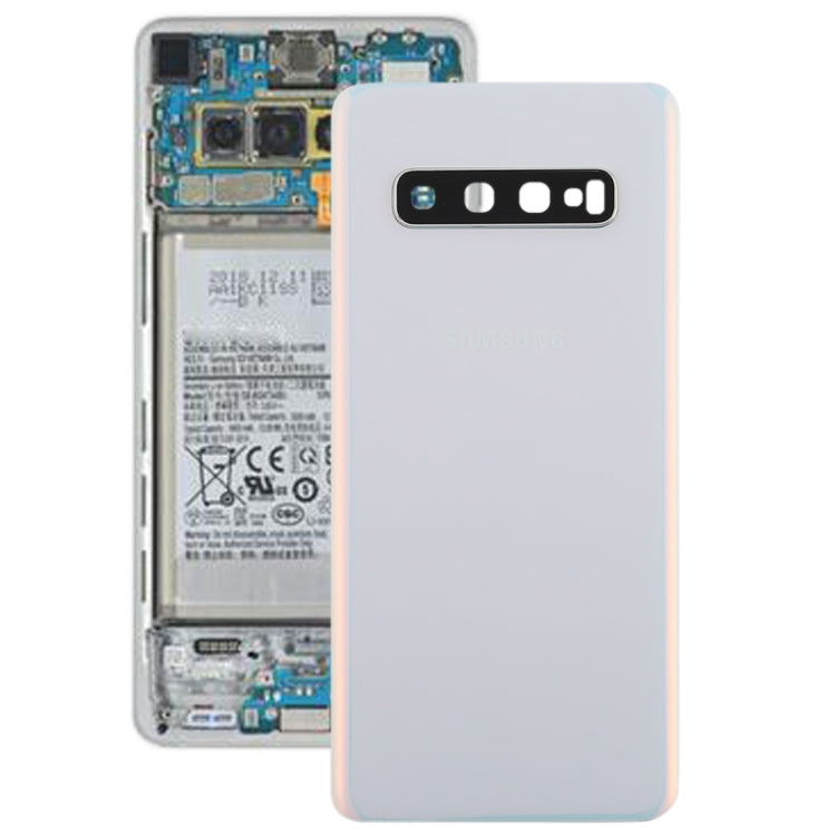 For Galaxy S10 Battery Back Cover with Camera Lens