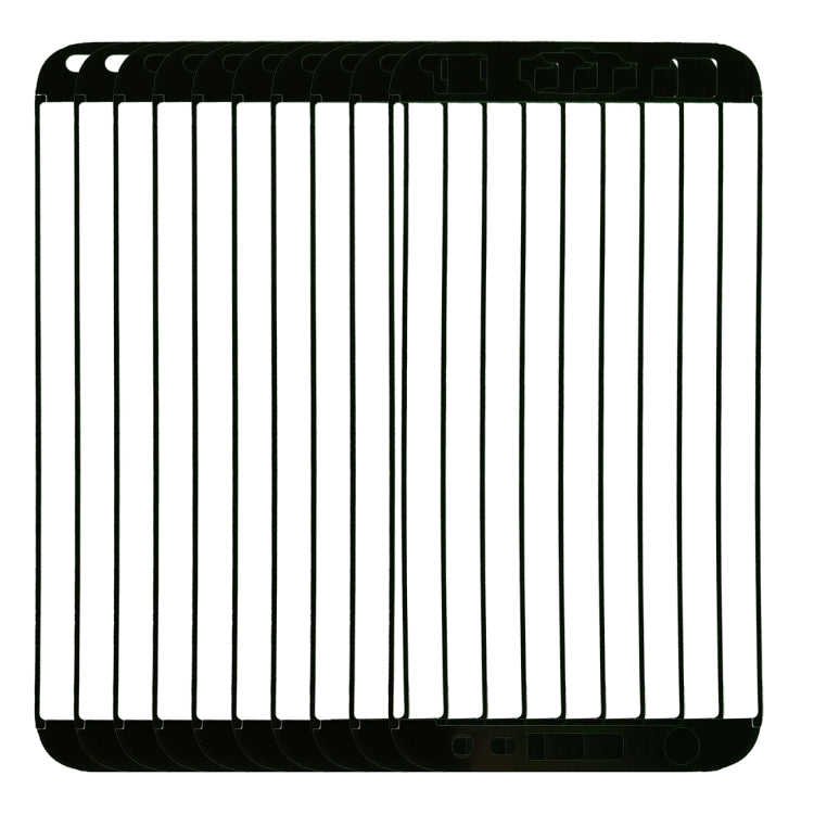 10pcs Front Housing Adhesive for Galaxy J3 (2017), J3 Pro (2017), J330F/DS, J330G/DS