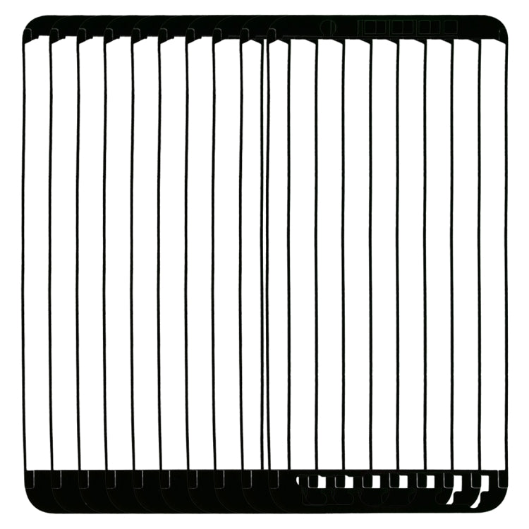 10pcs Front Housing Adhesive for Galaxy J7 (2016) / On8 / J710F / J710D / J710FN / J710FJ / J710M / J710N / J7108