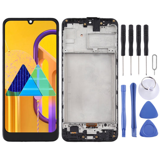 TFT Material LCD Screen and Digitizer Full Assembly With Frame for Samsung Galaxy M30s