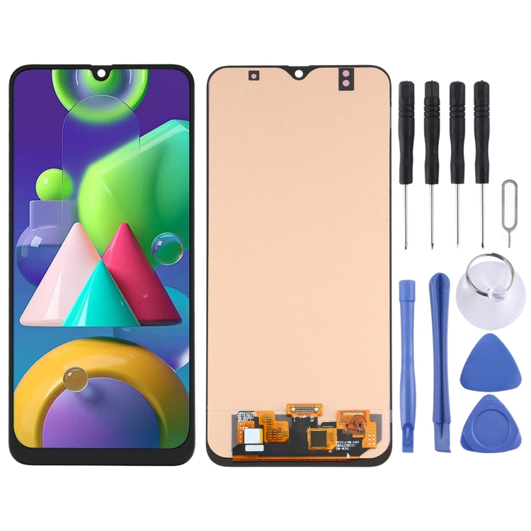 6.36 inch OLED Material LCD Screen and Digitizer Full Assembly for Samsung Galaxy M21 SM-M215