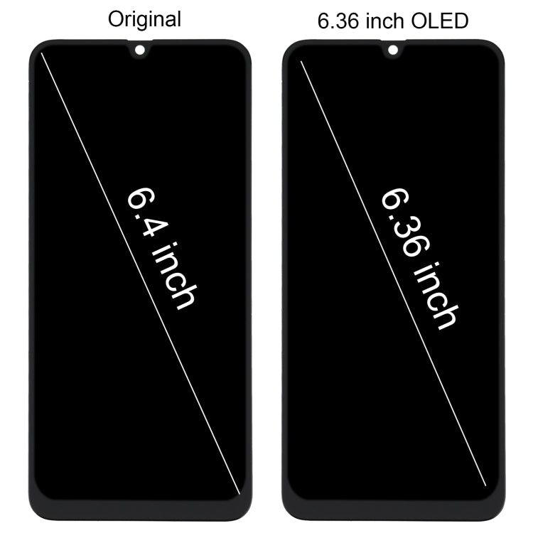 6.36 inch OLED Material LCD Screen and Digitizer Full Assembly for Samsung Galaxy M30s SM-M307