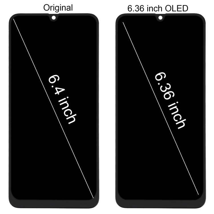 6.36 inch OLED Material LCD Screen and Digitizer Full Assembly for Samsung Galaxy M31 / Galaxy M31 Prime SM-M315
