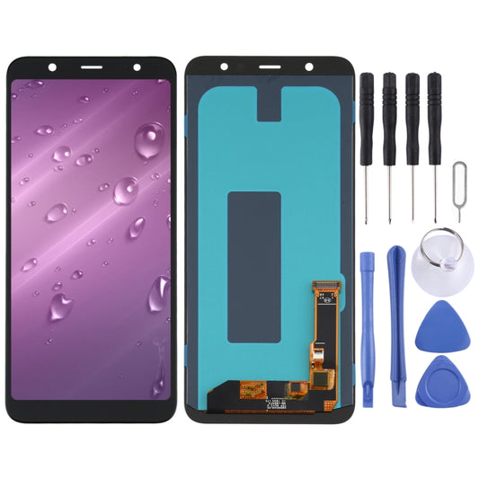 OLED Material LCD Screen and Digitizer Full Assembly for Samsung Galaxy J8 Plus SM-J805