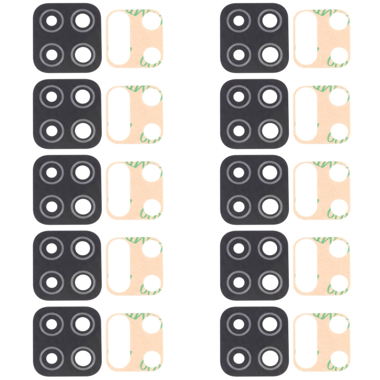 For Samsung Galaxy M12 SM-M127 10pcs Back Camera Lens