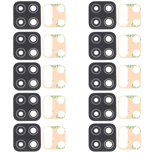 For Samsung Galaxy M12 SM-M127 10pcs Back Camera Lens