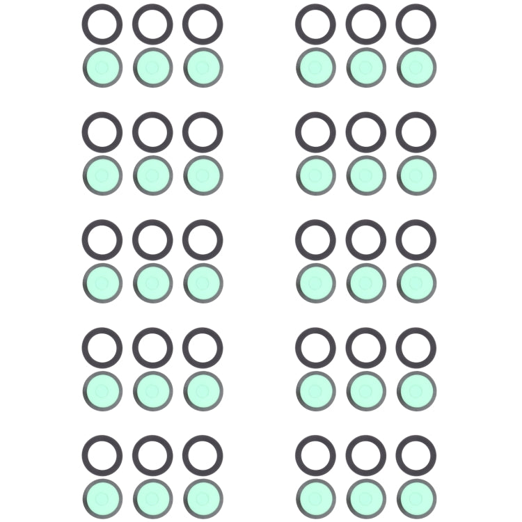 For Samsung Galaxy S21 5G SM-G991 10pcs Back Camera Lens