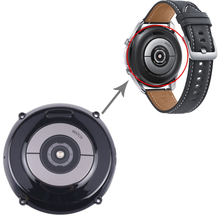 Original Back Cover With Heart Rate Sensor + Wireless Charging Module For Samsung Galaxy Watch 3 45mm SM-R840