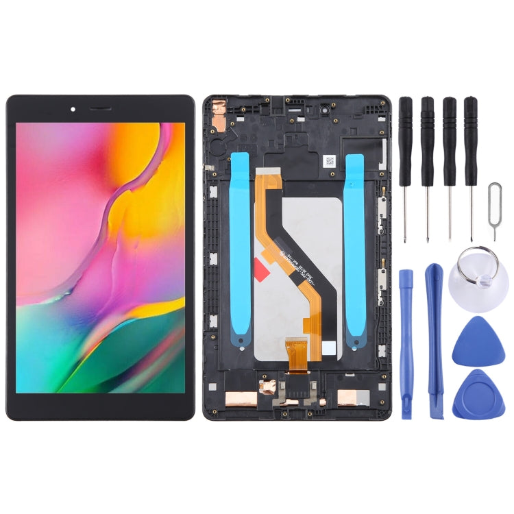 For Samsung Galaxy Tab A 8.0 2019 SM-T295 LTE Edition Original LCD Screen Digitizer Full Assembly with Frame