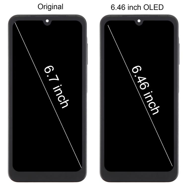 For Samsung Galaxy A26 SM-A266B 6.46 inch OLED LCD Screen Digitizer Full Assembly with Frame