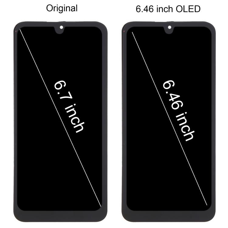 For Samsung Galaxy A16 4G SM-A165F 6.46 inch OLED LCD Screen Digitizer Full Assembly with Frame