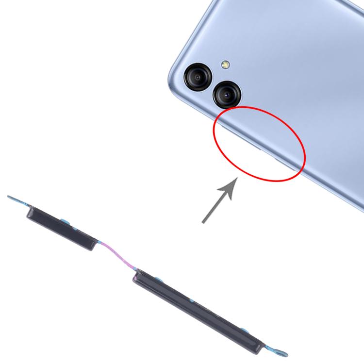 For Samsung Galaxy A04e SM-A042F 10pcs Power Button and Volume Control Button