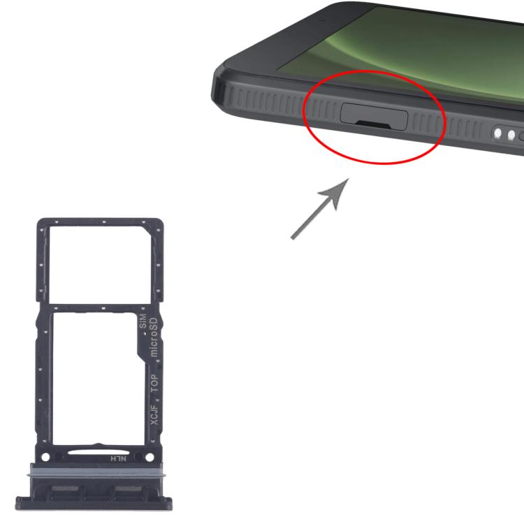 For Samsung Galaxy Tab Active5 5G SM-X306 Original SIM Card Tray + Micro SD Card Tray