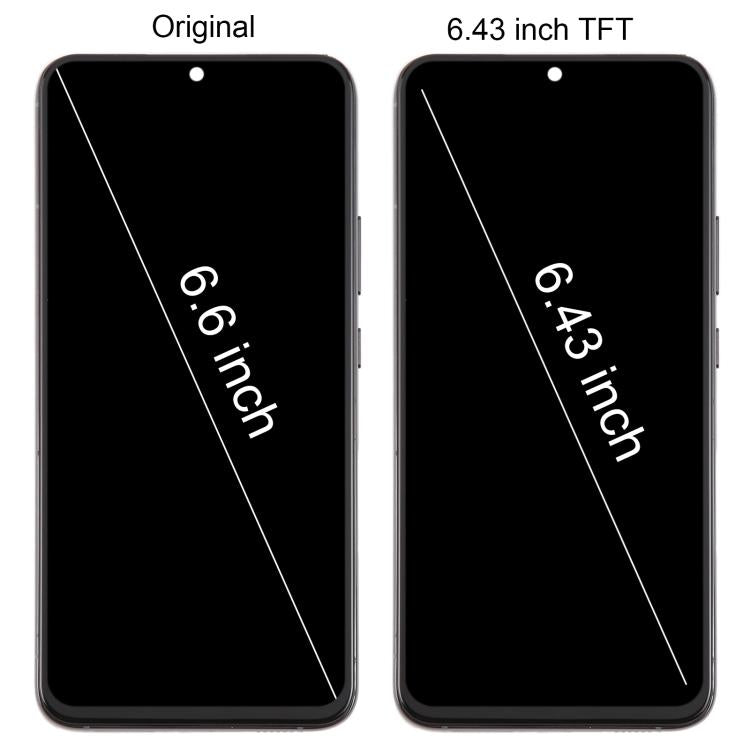 For Samsung Galaxy S22+ SM-S906B 6.43 inch TFT LCD Screen Digitizer Full Assembly with Frame, Not Supporting Fingerprint Identification