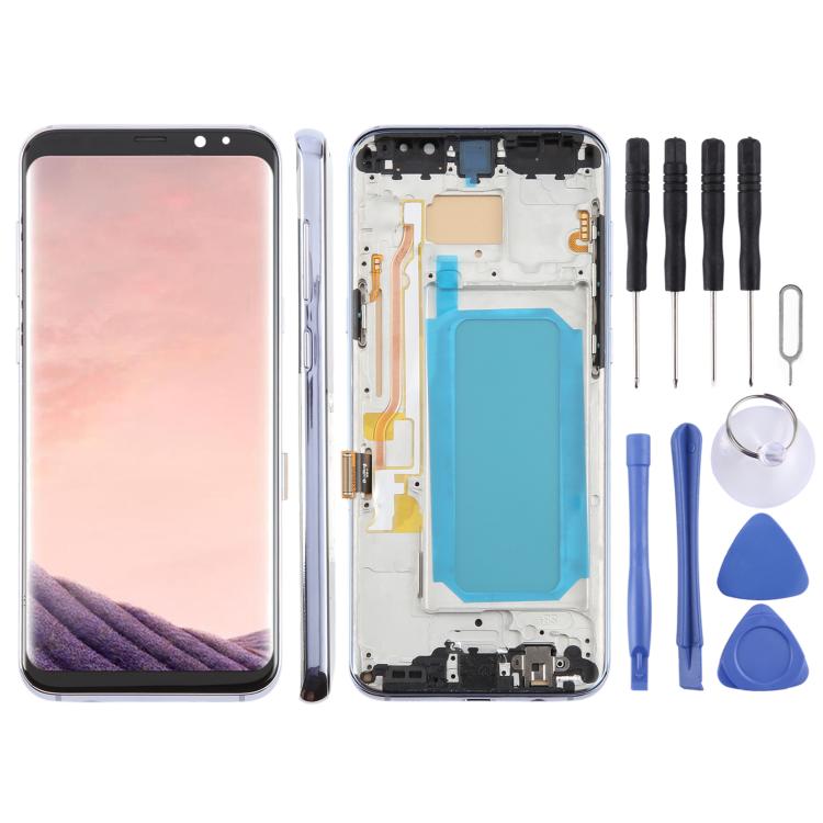 For Samsung Galaxy S8+ SM-G955F 6.18 inch TFT LCD Screen Digitizer Full Assembly with Frame