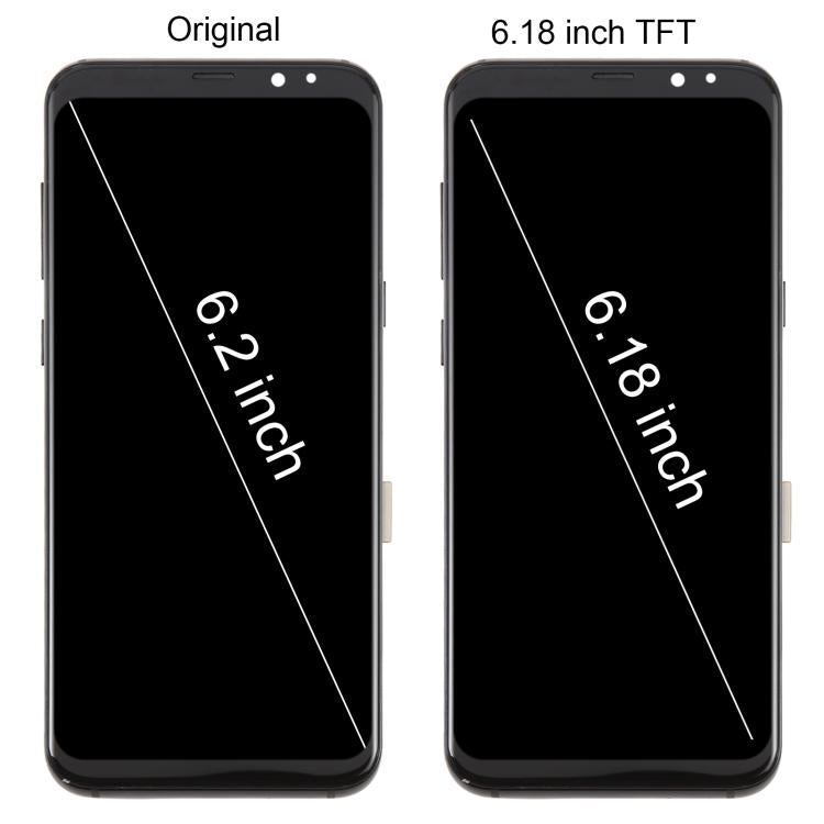 For Samsung Galaxy S8+ SM-G955F 6.18 inch TFT LCD Screen Digitizer Full Assembly with Frame