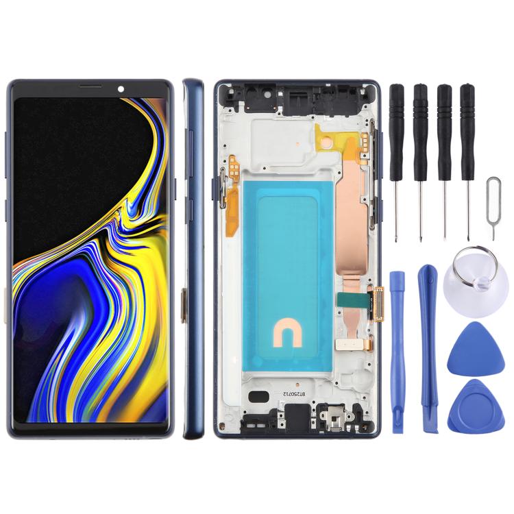For Samsung Galaxy Note9 SM-N960F 6.33 inch TFT LCD Screen Digitizer Full Assembly with Frame