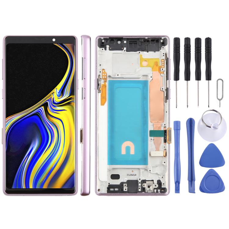 For Samsung Galaxy Note9 SM-N960F 6.33 inch TFT LCD Screen Digitizer Full Assembly with Frame