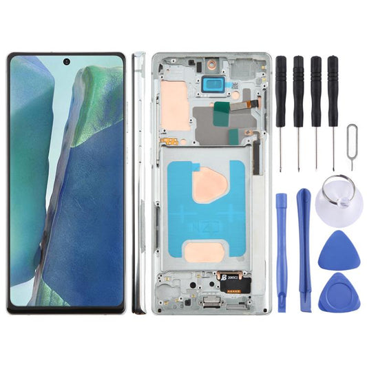 For Samsung Galaxy Note20 SM-N980F 6.6 inch TFT LCD Screen Digitizer Full Assembly with Frame, Not Supporting Fingerprint Identification
