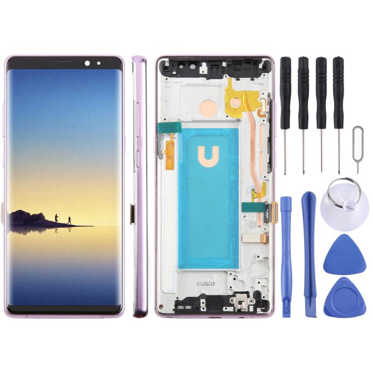 For Samsung Galaxy Note8 SM-N950F 6.25 inch TFT LCD Screen Digitizer Full Assembly with Frame